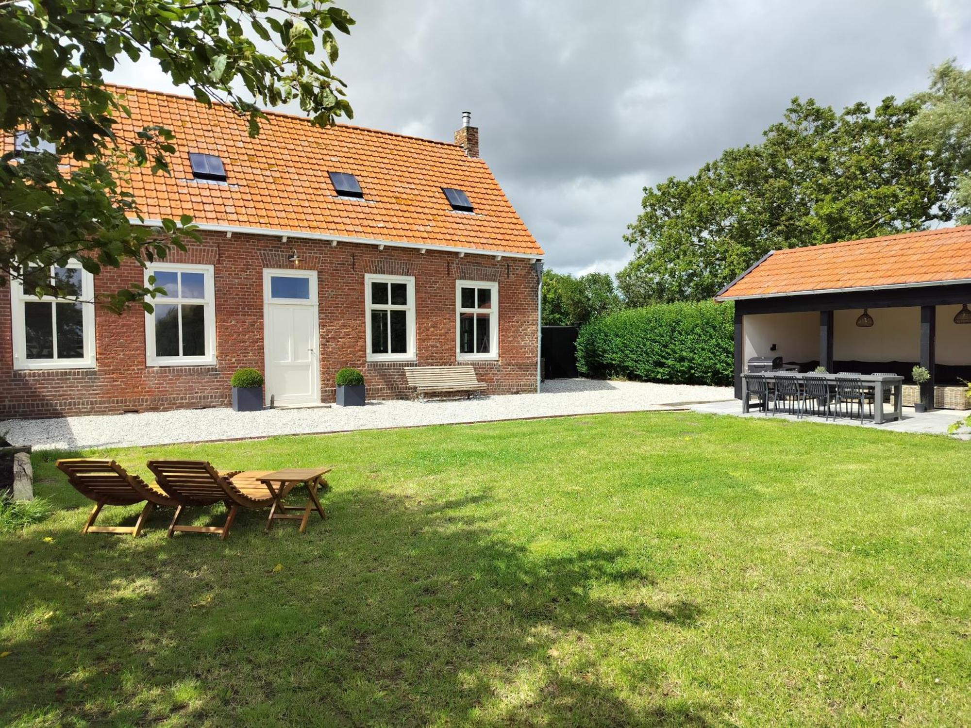B&B 'Hof Baaiweg' Met Barrelsauna Zoutelande Buitenkant foto